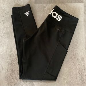 ADIDAS Cropped Leggings W/ Pocket Size M